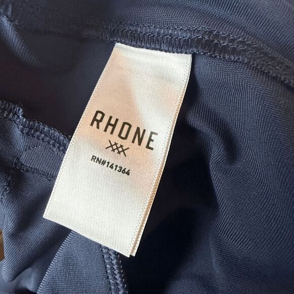 Rhone Men's Flat Front Button Fly Commuter Shorts Navy Blue Size 34 - Picture 4 of 9